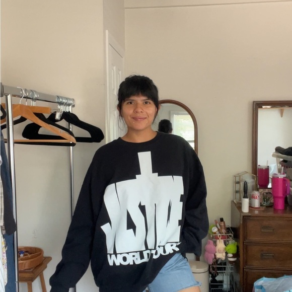 Justin Bieber Justice World Tour Sweatshirt Mens Size XXL Long Sleeve Crewneck - Picture 4 of 4